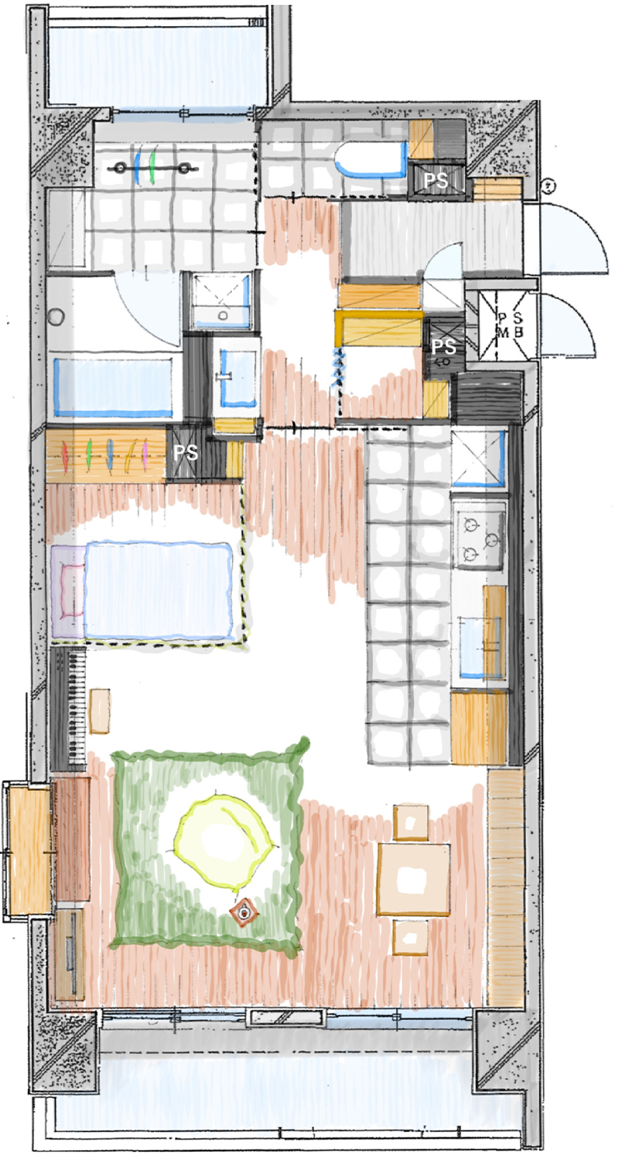 40代・一人暮らし男女の理想の部屋｜千葉の一人暮らしのためのリノベーション実例｜be naked