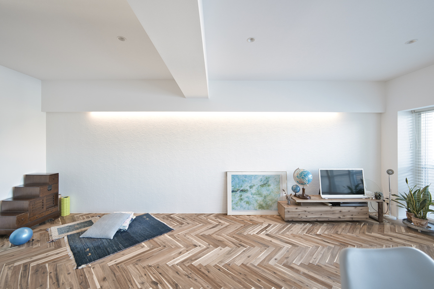 壁をぶち抜くリフォームのマンション施工事例