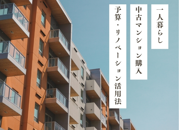一人暮らしの中古マンション購入｜予算・間取り・リノベーション活用法